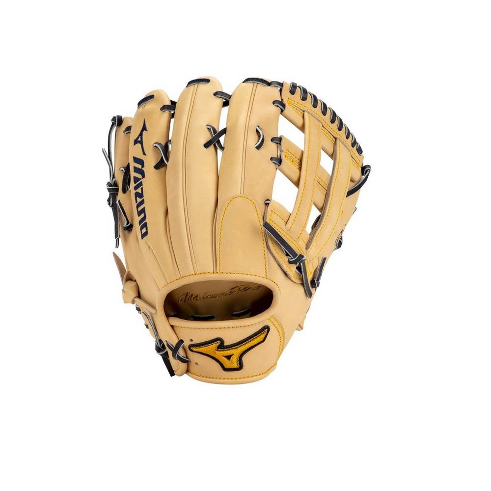 Panske Rukavice Mizuno Pro Austin Riley 12.75" Baseball Hnede/Námornícka Modrá Vypredaj LCEK83147